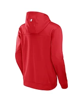 Fanatics Men's Red Detroit Wings Defender Pullover Hoodie