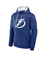 Fanatics Men's Blue Tampa Bay Lightning Defender Pullover Hoodie