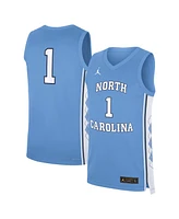 Jordan Men's Carolina Blue North Tar Heels Road Replica Basketball Jersey