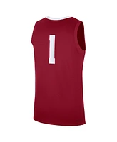 Nike Men's 1 Crimson Alabama Tide Road Replica Jersey