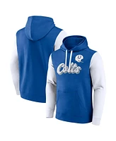 Fanatics Men's Royal Indianapolis Colts Fleece Pullover Hoodie