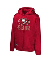 Outerstuff Men's Scarlet San Francisco 49ers Streak Fleece Pullover Hoodie