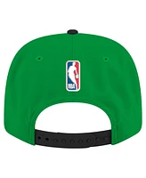 New Era Men's Black Boston Celtics Statement Edition Jersey Hook 9SEVENTY Stretch-Snap Hat