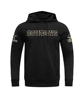 Pro Standard Men's Black Dallas Cowboys Classic Chenille Pullover Hoodie