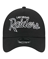 New Era Men's Black Las Vegas Raiders Smith 9FORTY Adjustable hat