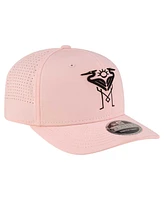 New Era Men's Pink Inter Miami Cf 9SEVENTY Coolera Stretch-Snap Adjustable Hat