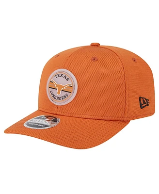 New Era Men's Burnt Orange Texas Longhorns Patched 9SEVENTY Stretch-Snap Adjustable Hat