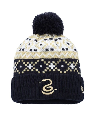 New Era Men's Navy Philadelphia Union Nostalgia Cuffed Knit Hat with Pom