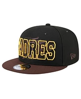 New Era Men's Black San Diego Padres Splatter 9FIFTY Snapback Hat