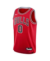 Outerstuff Big Boys and Girls Coby White Red Chicago Bulls Swingman Jersey - Icon Edition