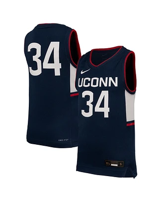 Nike Big Boys and Girls 34 Navy UConn Huskies Replica Basketball Jersey