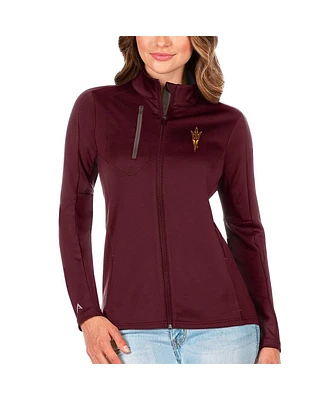 Antigua Women's Maroon/Graphite Arizona State Sun Devils Generation Full-Zip Jacket