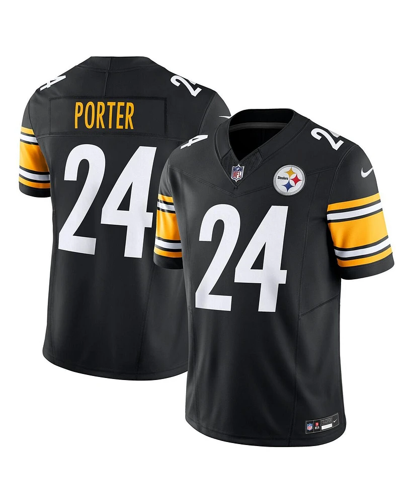 Nike Men's Joey Porter Jr. Black Pittsburgh Steelers Vapor F.u.s.e. Limited Jersey