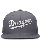 Nike Men's Gray Los Angeles Dodgers Performance True Fitted Hat