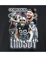 Fanatics Men's Maxx Crosby Black Las Vegas Raiders Notorious Player Graphic T-Shirt