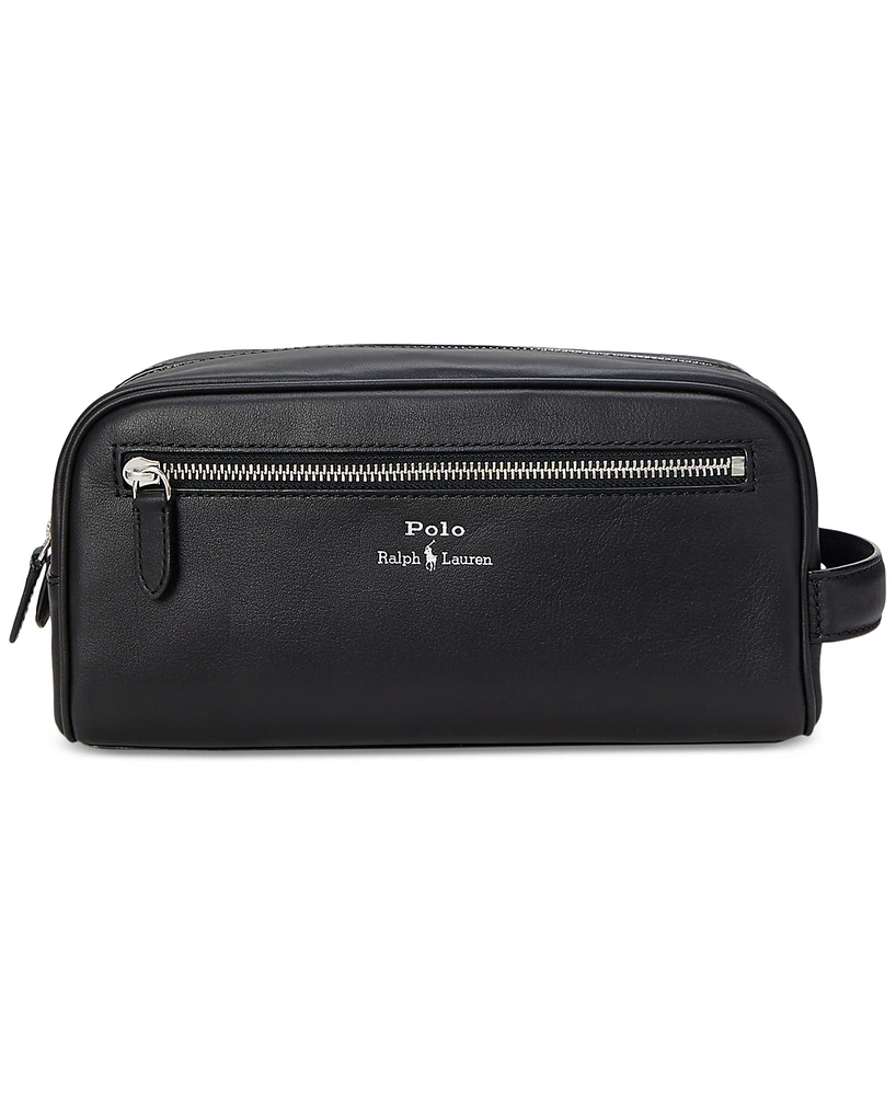 Polo Ralph Lauren Men's Smooth Leather Travel Case