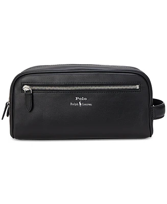 Polo Ralph Lauren Men's Smooth Leather Travel Case