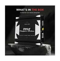 Pyle 2-Channel Bridgeable Mosfet Car Amplifier, 1400 Watts