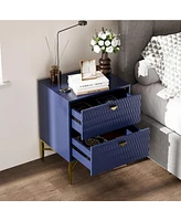 Boyel Living 2 - Drawer Wood Nightstand