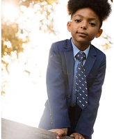 Deux par Boy Neck Tie Navy Blue And Dino - Toddler|Child