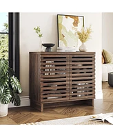 gaomon Buffet Cabinet with Storage, Modern Farmhouse Sideboard Buffet Cabinet