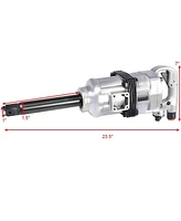 Mecale Heavy Duty 1" Air Impact Wrench Gun with Case