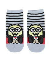 Minions Women's Despicable Me Classic Monsters Costumes 5-Pair Ankle Socks