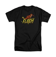 Flash Men's Dc Dc Comics 8 Bit Short Sleeve Adult Tee / T-Shirt