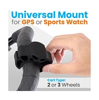 SereneLife Golf Push Cart Gps Watch Holder, Universal Mount