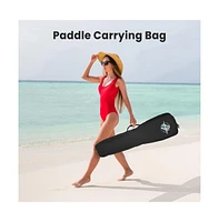 SereneLife Adjustable 3-Piece Sup Paddle with Carry Bag