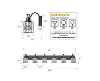 gaomon Modern Crystal Bathroom Vanity Lights Black Bathroom Light Fixtures Crystal Vanity Shower Lights Over Mirror