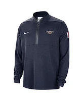 Nike Men's Navy New Orleans Pelicans 2024/25 Courtside Performance Half-Zip Top