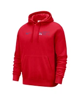 Nike Men's Red Philadelphia 76ers Courtside Club Pullover Hoodie