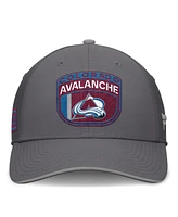 Fanatics Men's Gray Colorado Avalanche Home Ice Flex Hat