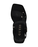 Guess Women's Daysa Quattro-g Strappy Eva Wedge Sandals