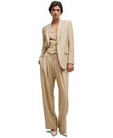 Boss by Hugo Boss Women's Regular-Fit Pinstripe Blazer