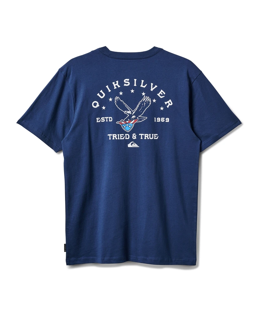 Quiksilver Men's Eagle Usa Short Sleeve T-shirt