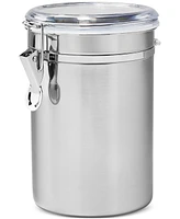 Arch Studio Stainless Steel Clamp-Lid Canisters, Set of 2, Exclusively at Macy's