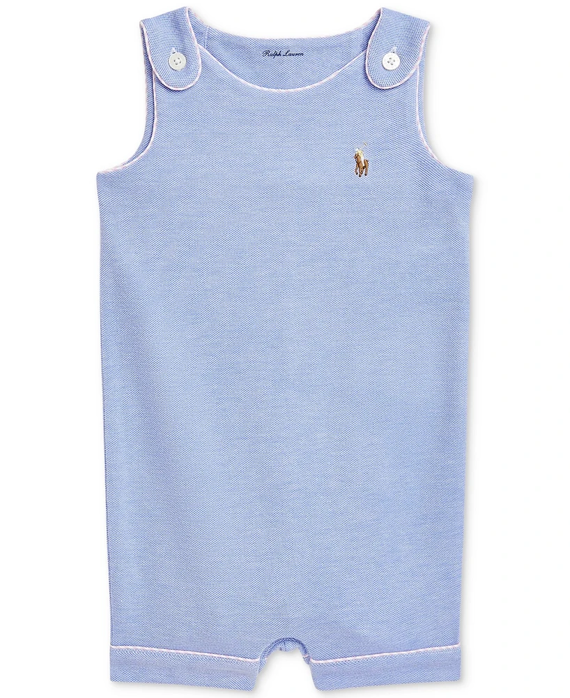 Polo Ralph Lauren Baby Boys Cotton Mesh Tank Shortall
