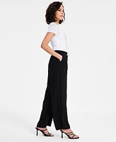 Bar Iii Women's High-Rise Double-Waistband Pants, Exclusively at Macy's