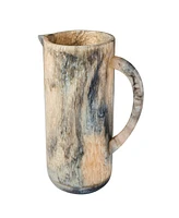 Godinger Lucente Resin Matte Limestone Beverage Pitcher