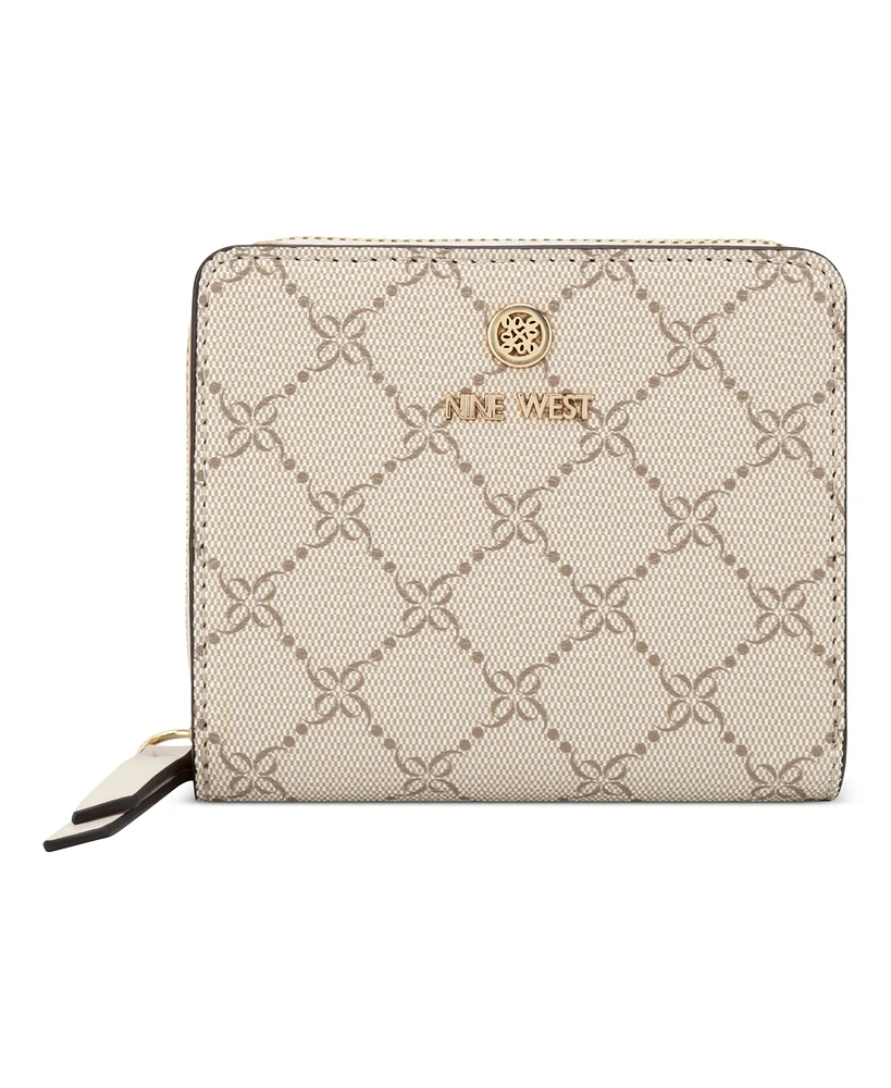 Nine West Lockup Zip Around Wallet