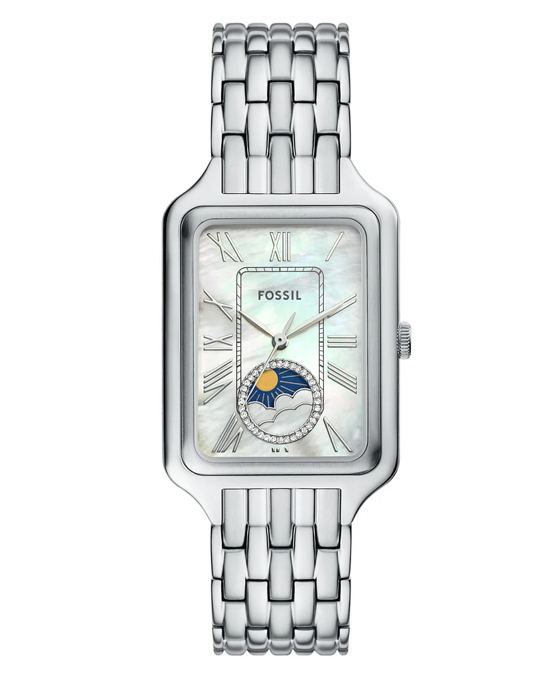 Fossil Women's Raquel Sun Moon Multifunction Stainless Steel Watch