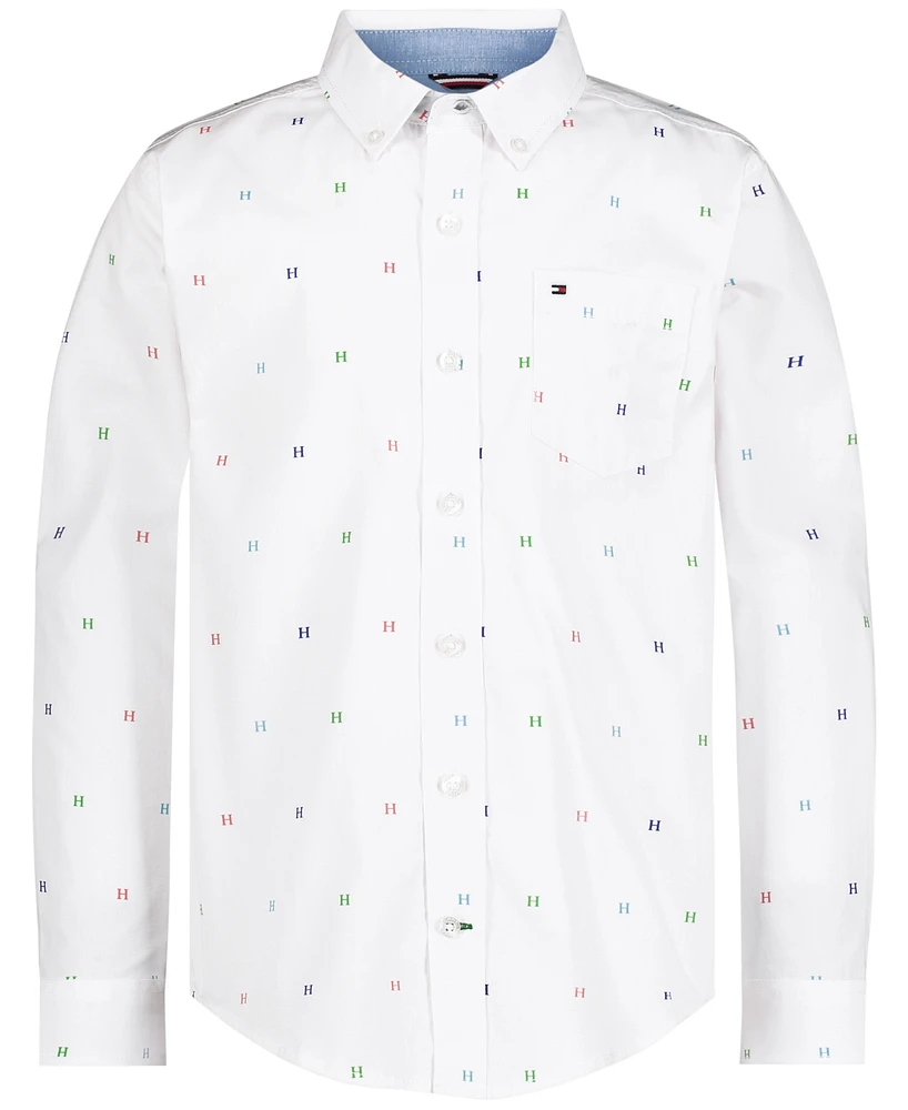 Tommy Hilfiger Big Boys Printed Shirt