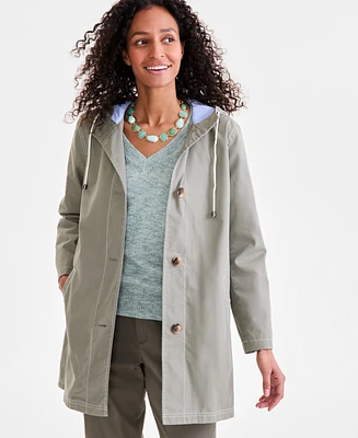 Style & Co Women's Hooded Parka, Exclusively at Macy's