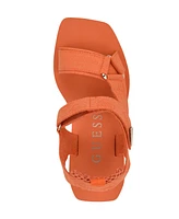 Guess Women's Daysa Quattro-g Strappy Eva Wedge Sandals