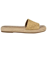 Guess Women's Katic Slide Espadrille Flat Sandals