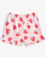 First Impressions Baby Girls Strawberry-Print Shorts, Exclusively at Macy's