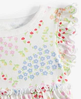 First Impressions Baby Girls Flower Garden Printed Dress, Exclusively at Macy's