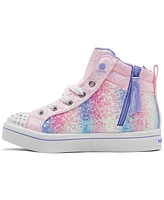 Skechers Little Girls Twi-Lites - Charm Glitz Light-Up Casual Sneakers from Finish Line